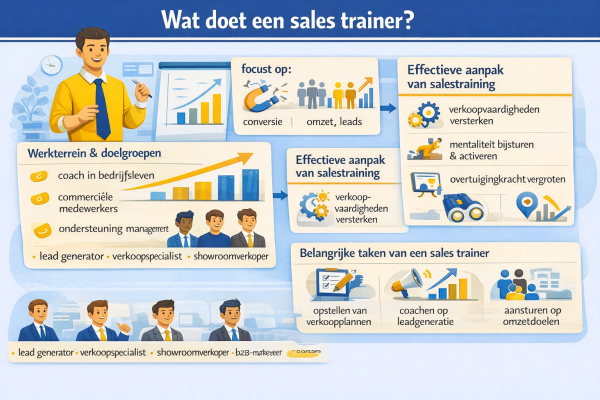 Wat doet een sales trainer
